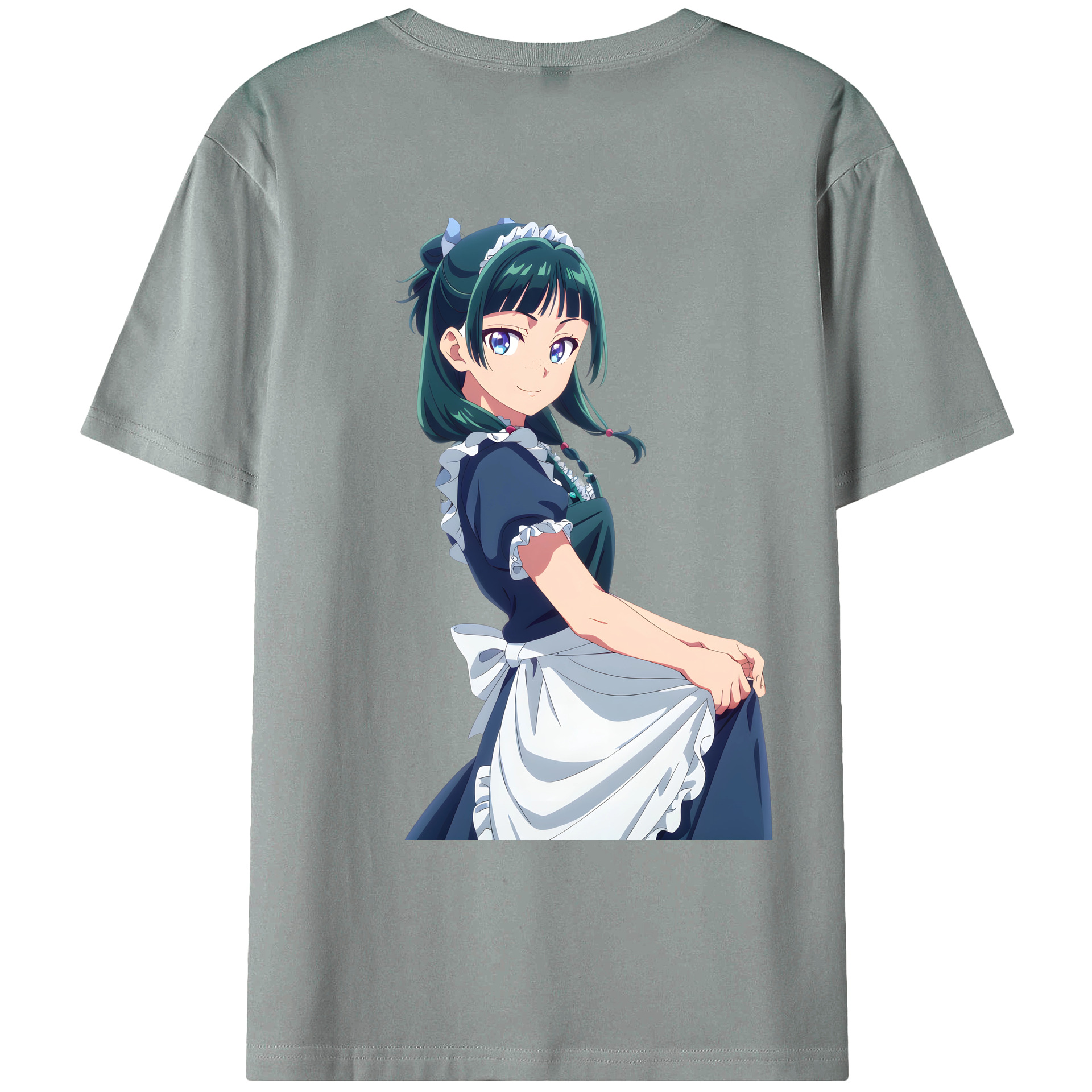 （画像用） 薬屋のひとりごと The Apothecary Diaries 綿100％ メンズ半袖Tシャツ（バックプリント） 通気性